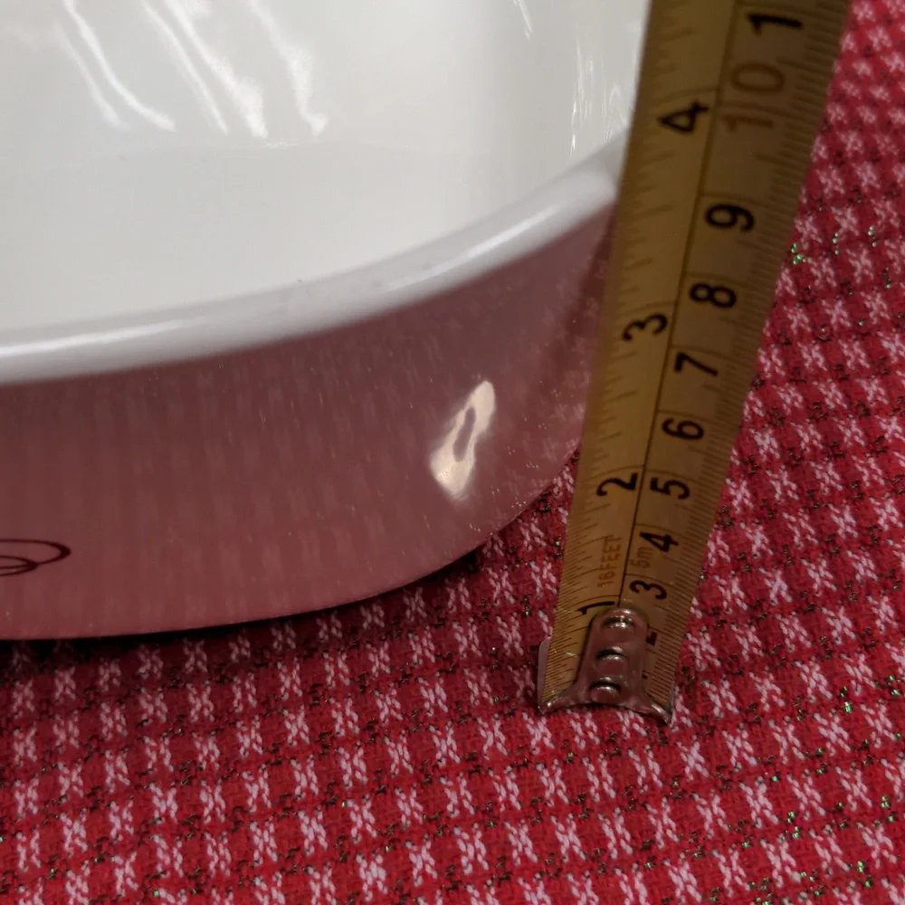 Vintage Corning Ware Black Trefoil Casserole Dish 2.5 Quart White